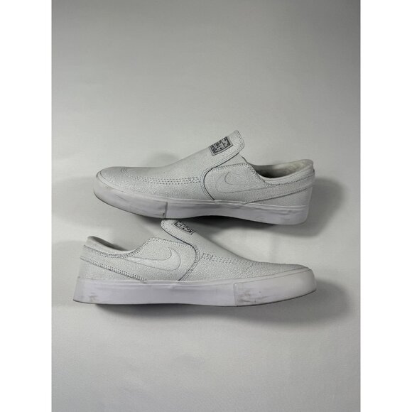 Nike SB Stefan Janoski Slip Shoes Mens Size 10 White Skateboarding CJ6892-100 - Picture 2 of 10